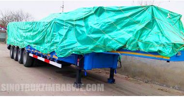 4 Axle 100 Ton Low Bed Trailer will be Sent to Harare Zimbabwe