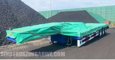 3 Axle Lowbed Semi Trailer will be Shipped to Zimbabwe