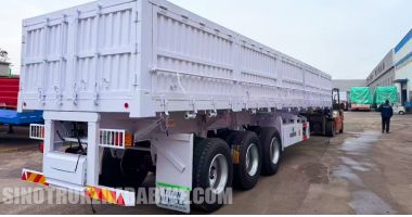 3 Axle Side Tipper Trailer will be Sent to Zimbabwe