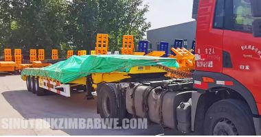60 Ton Lowbed Trailer will be Sent to Zimbabwe