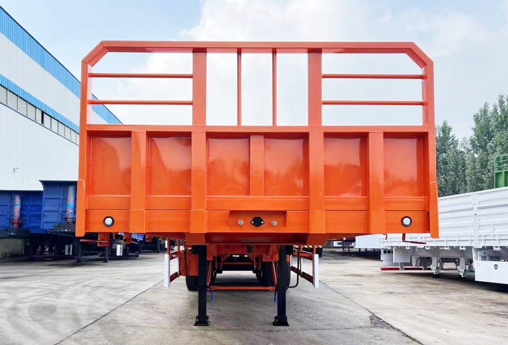 3 Axle Flat Bed Trailer with Front Board 40ft for Sale in Zimbabwe Bulawayo