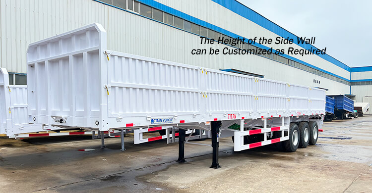 3 Axle Side Wall Semi Trailer for Sale in Zimbabwe