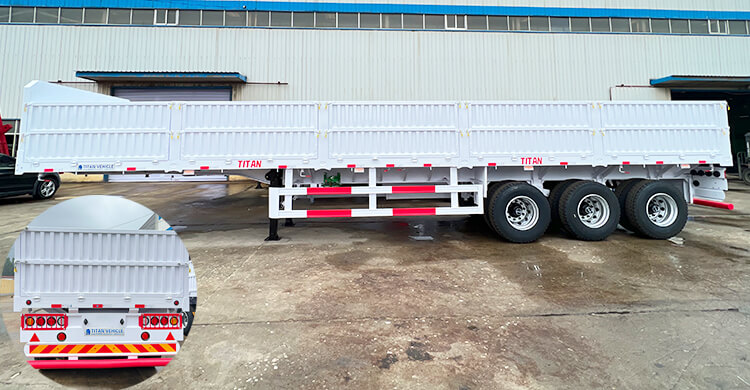3 Axle Side Wall Semi Trailer for Sale in Zimbabwe
