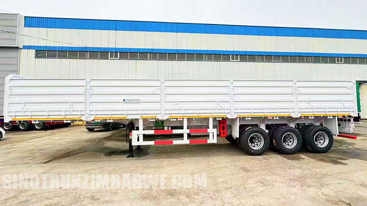 3 Axle Side Wall Grain Trailer will be Sent to Harare Zimbabwe