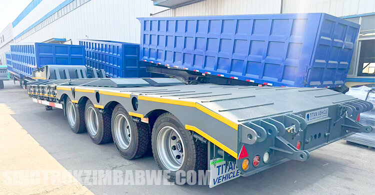 100 Ton Low Bed Trailer Price in Zimbabwe
