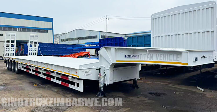 100 Ton Low Bed Trailer Price in Zimbabwe
