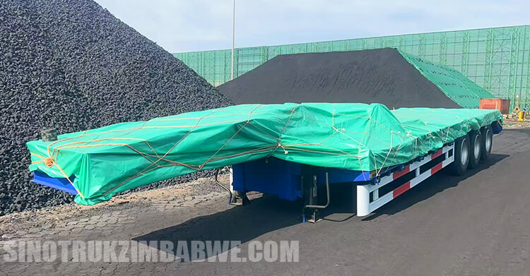 3 Axle Lowbed Semi Trailer for Sale in Zimbabwe