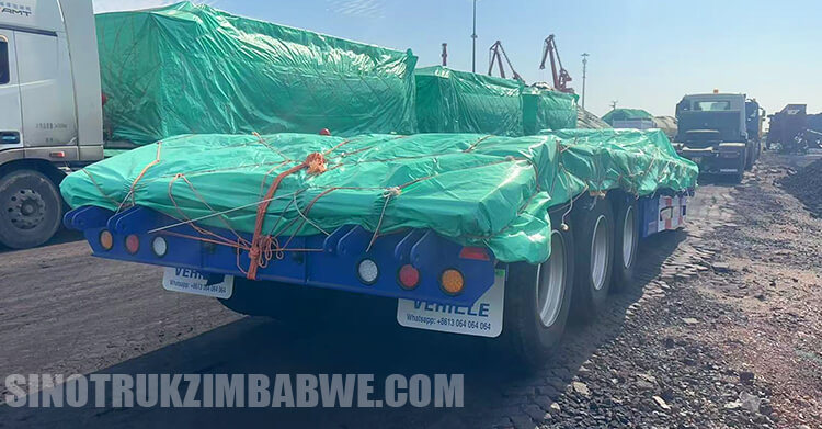 3 Axle Lowbed Semi Trailer for Sale in Zimbabwe