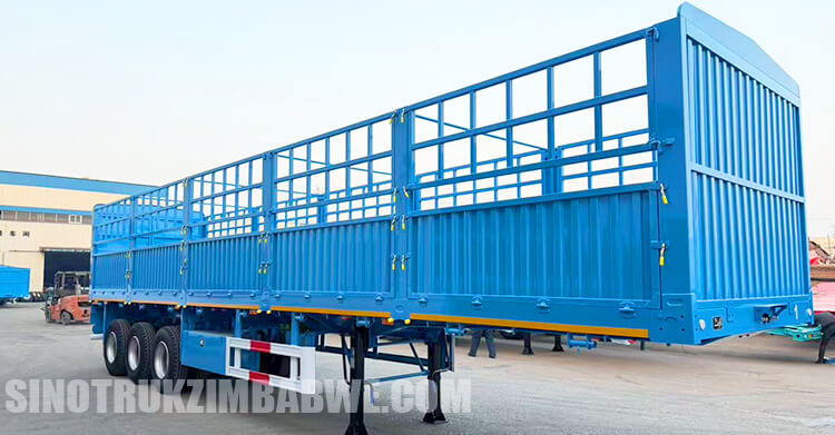 3 Axle Fence Cargo Semi Trailer for Sale in Zimbabwe