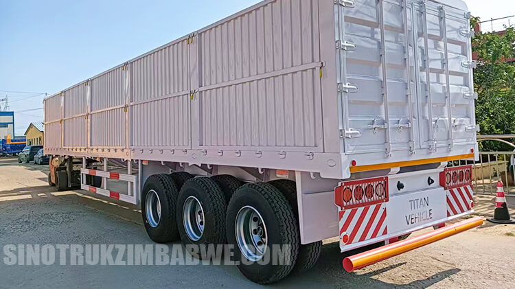 High Side Wall Semi Trailer for Sale in Zimbabwe