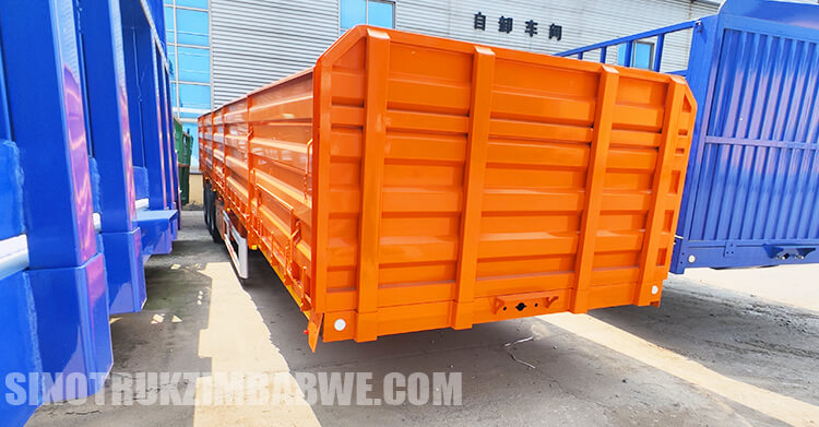 3 Axle Side Wall Semi Trailer for Sale in Zimbabwe
