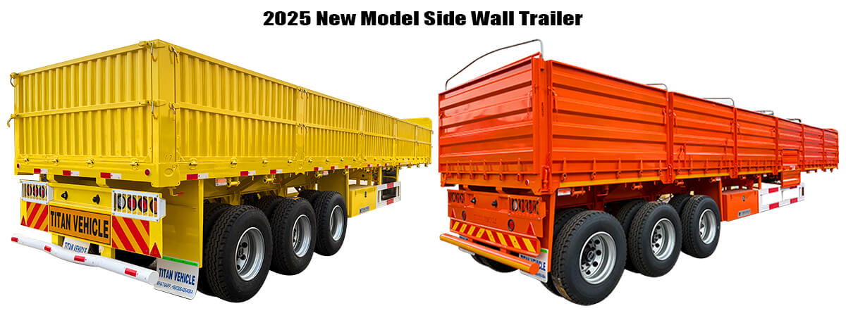 2025 New Model Tri Axle Dropside Trailer for Sale in Zimbabwe