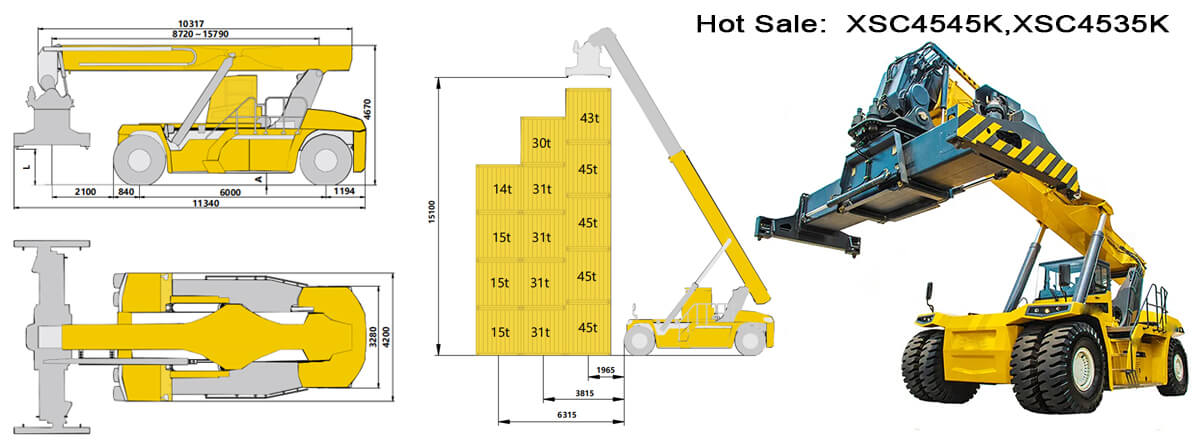 Container Reach Stacker for Sale Price in Zimbabwe