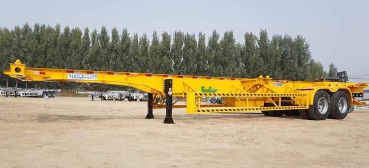 2 Axle Skeletal Trailer - 40ft Container Chassis Trailer for Sale in Zimbabwe