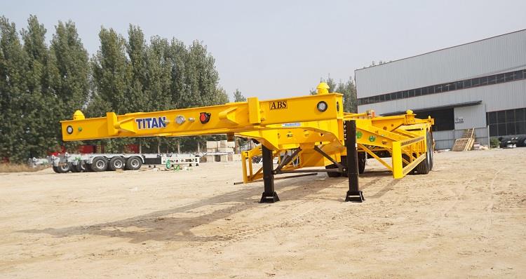 2 Axle Skeletal Trailer - 40ft Container Chassis Trailer for Sale in Zimbabwe