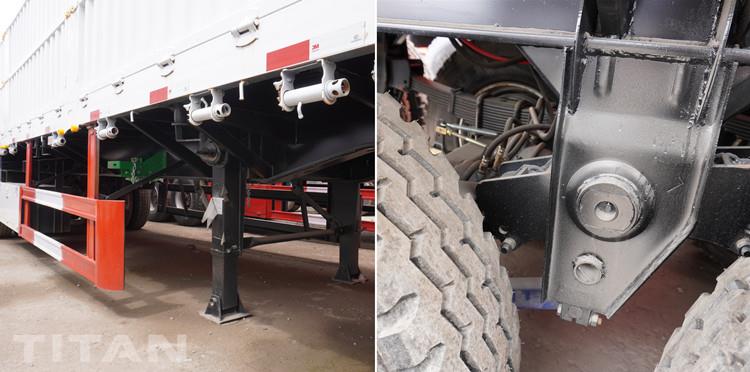 Side Wall Semi Trailer for Cargo Transport Price in Zimbabwe Harare