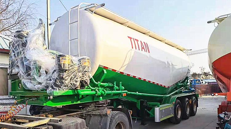 3 Axle 50 Ton Bulk Cement Tanker Trailer for Sale