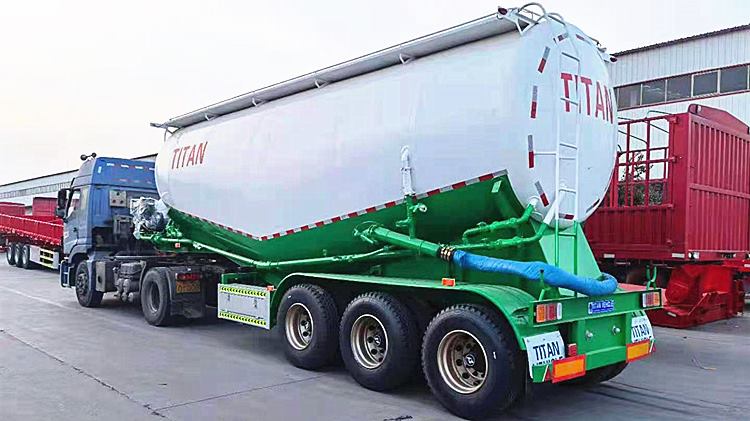 3 Axle 50 Ton Bulk Cement Tanker Trailer for Sale
