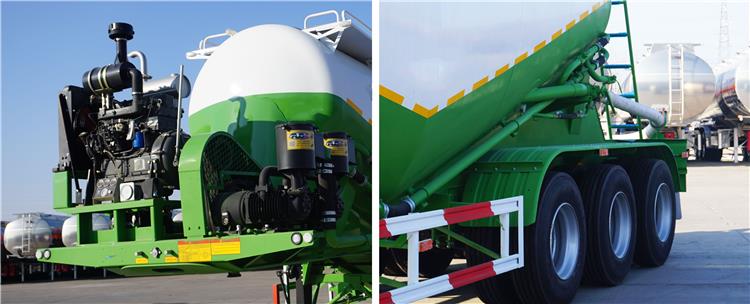 Tri Axle Dry Bulk Cement Trailer for Sale in Zimbabwe Gweru