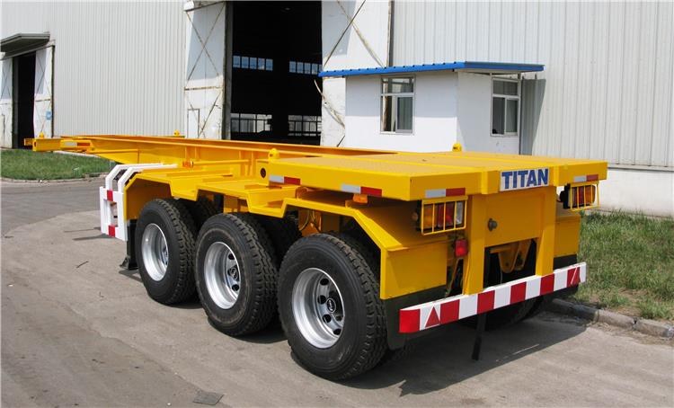 Tri Axle 20FT Container Chassis Trailer for Sale in Zimbabwe Bulawayo