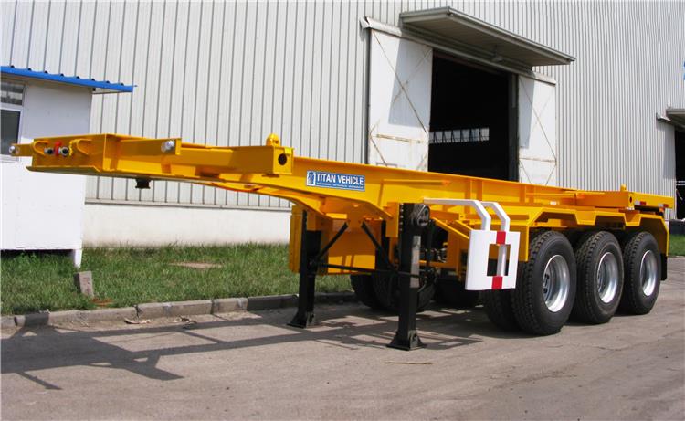 Tri Axle 20FT Container Chassis Trailer for Sale in Zimbabwe Bulawayo