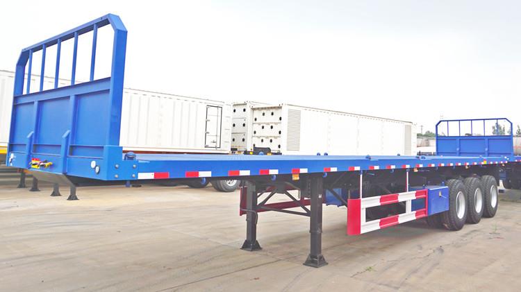 Tri  Axle 20 Foot Flat Deck Semi Trailers for Sale in Zimbabwe Mutare