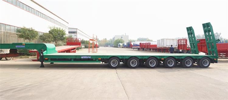 120 Ton Heavy Load Drop Deck Semi Trailer for Sale in Zimbabwe Kadoma