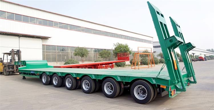120 Ton Heavy Load Drop Deck Semi Trailer for Sale in Zimbabwe Kadoma