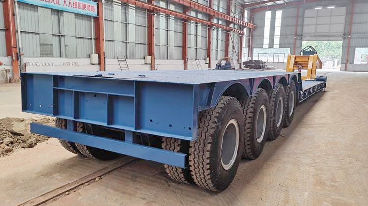 4 Axle Front Loading Lowbed Loader Trailer for Sale in Zimbabwe Gweru