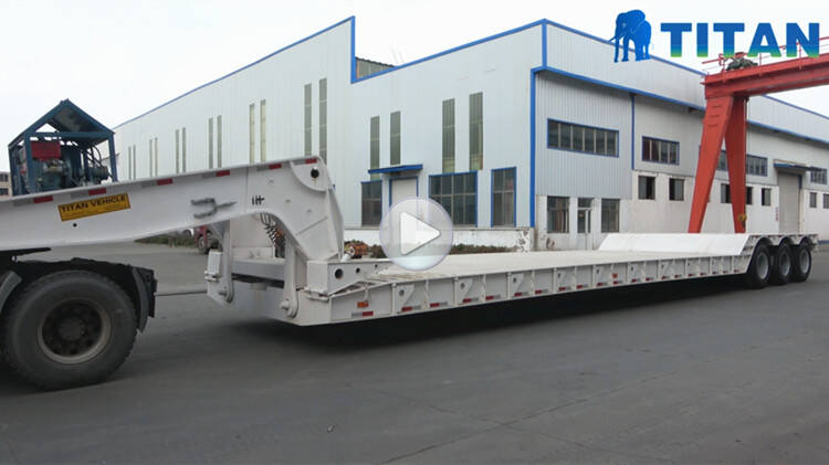 Detachable Gooseneck Low Bed Trailer for Sale in Ghana Kumasi