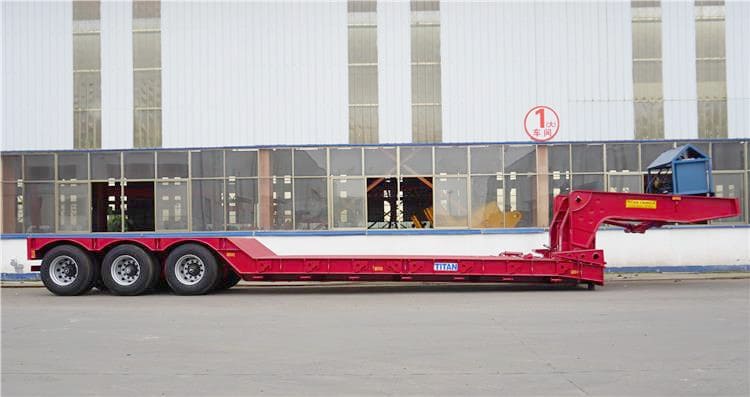 Low Prices of Front Loader Low Bed Trailer for Sale in Zimbabwe Bulawayo