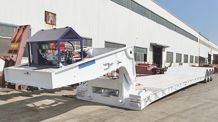 3 Axle Hydraulic Detachable Gooseneck Trailers for Sale in Zimbabwe Mutare