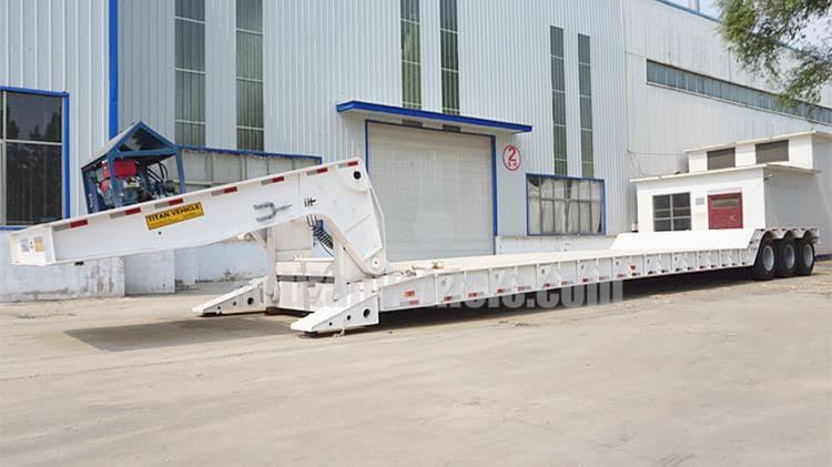 150 Ton Detachable Gooseneck Low Bed Trailer for Sale in Zimbabwe Harare