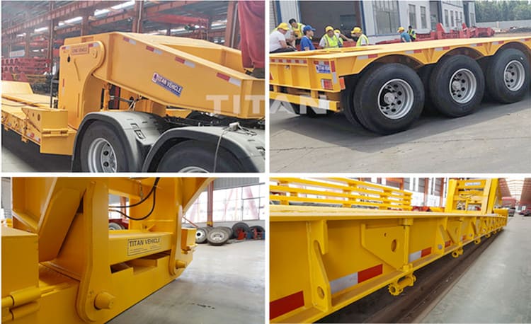 How Much is 60T Lowboy Gooseneck Trailer for Sale in Zimbabwe Kwekwe