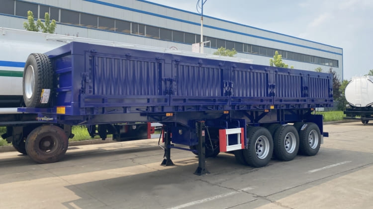 3 Axle 34 Ton Side Tipper Semi Trailer for Sale in Zimbabwe Harare