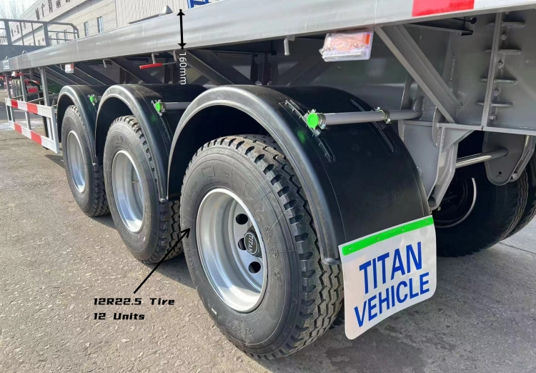 3 Axle Trailer Flat Top Semi Trailer for Sale in Zimbabwe
