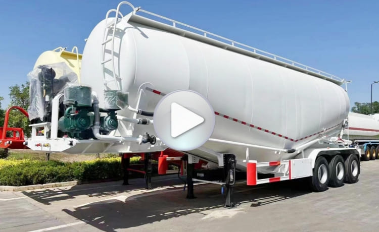 3 Axle 35m3 Pneumatic Dry Bulk Trailer for Sale in Zimbabwe