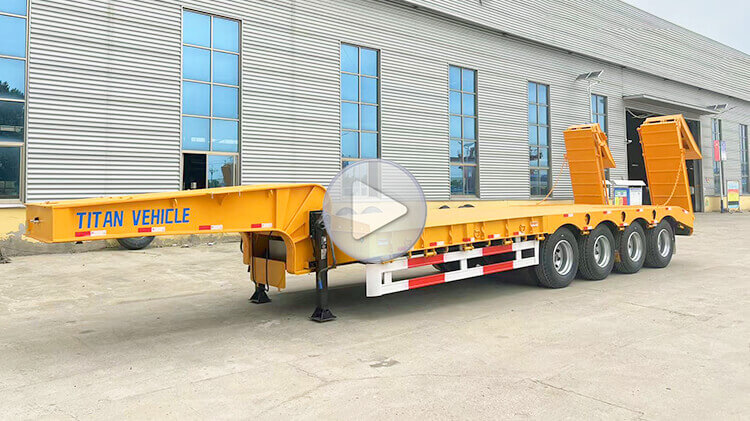 4 Axle 100 Ton Low Bed Truck for Sale in Zimbabwe
