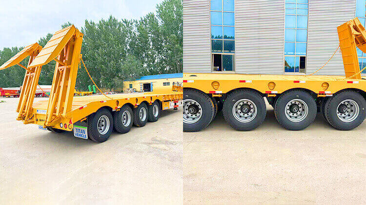 4 Axle 100 Ton Low Bed Truck for Sale in Zimbabwe