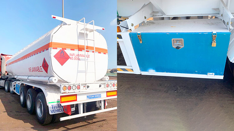 40000 Liters Diesel Tanker Trailer for Sale in Zimbabwe