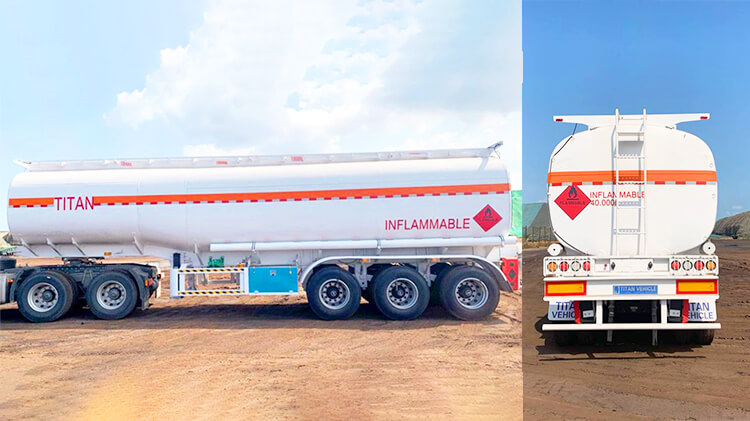 40000 Liters Diesel Tanker Trailer for Sale in Zimbabwe