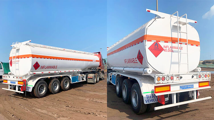 40000 Liters Diesel Tanker Trailer for Sale in Zimbabwe