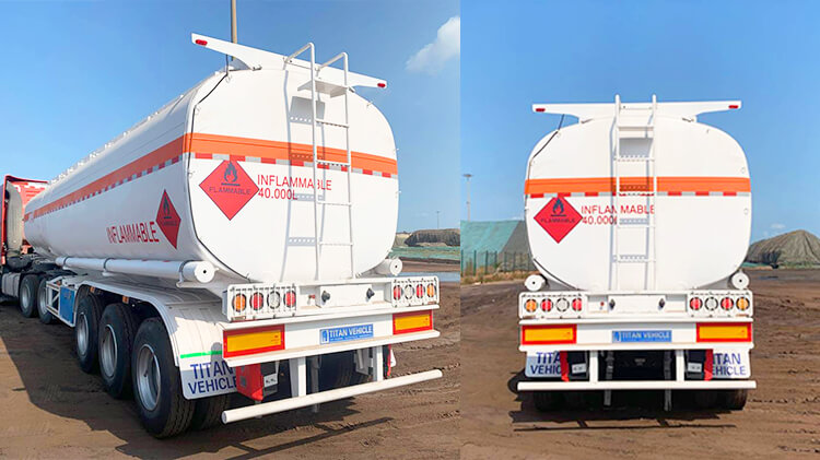 40000 Liters Diesel Tanker Trailer for Sale in Zimbabwe