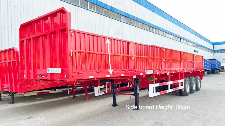 60 Ton Tri Axle Dropside Trailers for Sale in Harare Zimbabwe