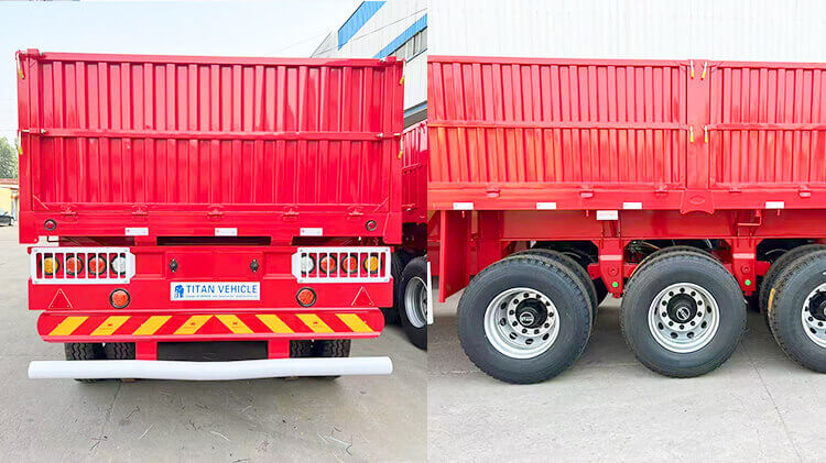 60 Ton Tri Axle Dropside Trailers for Sale in Harare Zimbabwe