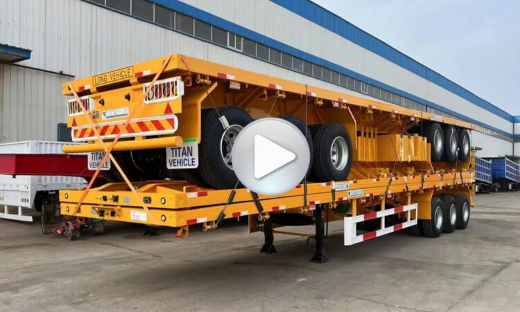 40 Ft Flatbed Trailer for Sale in Zimbabwe Harare | 3 Axle Flatbed Trailer Prices