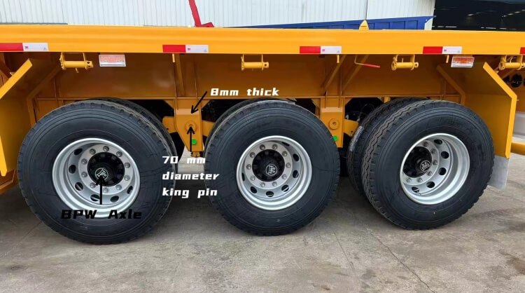 40 Ft Flatbed Trailer for Sale in Zimbabwe Harare | 3 Axle Flatbed Trailer Prices