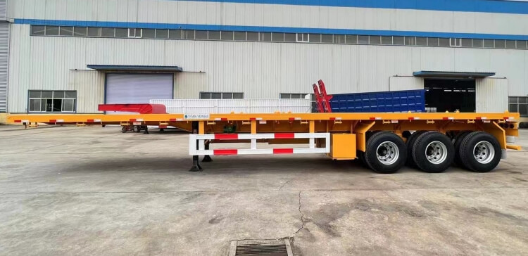 40 Ft Flatbed Trailer for Sale in Zimbabwe Harare | 3 Axle Flatbed Trailer Prices