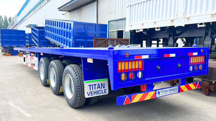 3 Axle 40 Ft Semi Truck Flatbed Trailer for Sale Near Me in Zimbabwe Harare