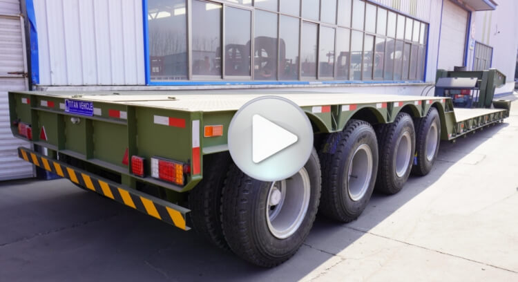 4 Axle 80 Ton Removable Gooseneck Trailer for Sale in Zimbabwe